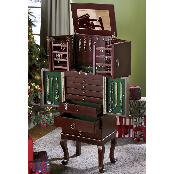 Camille Jewelry Armoire Montgomery Ward
