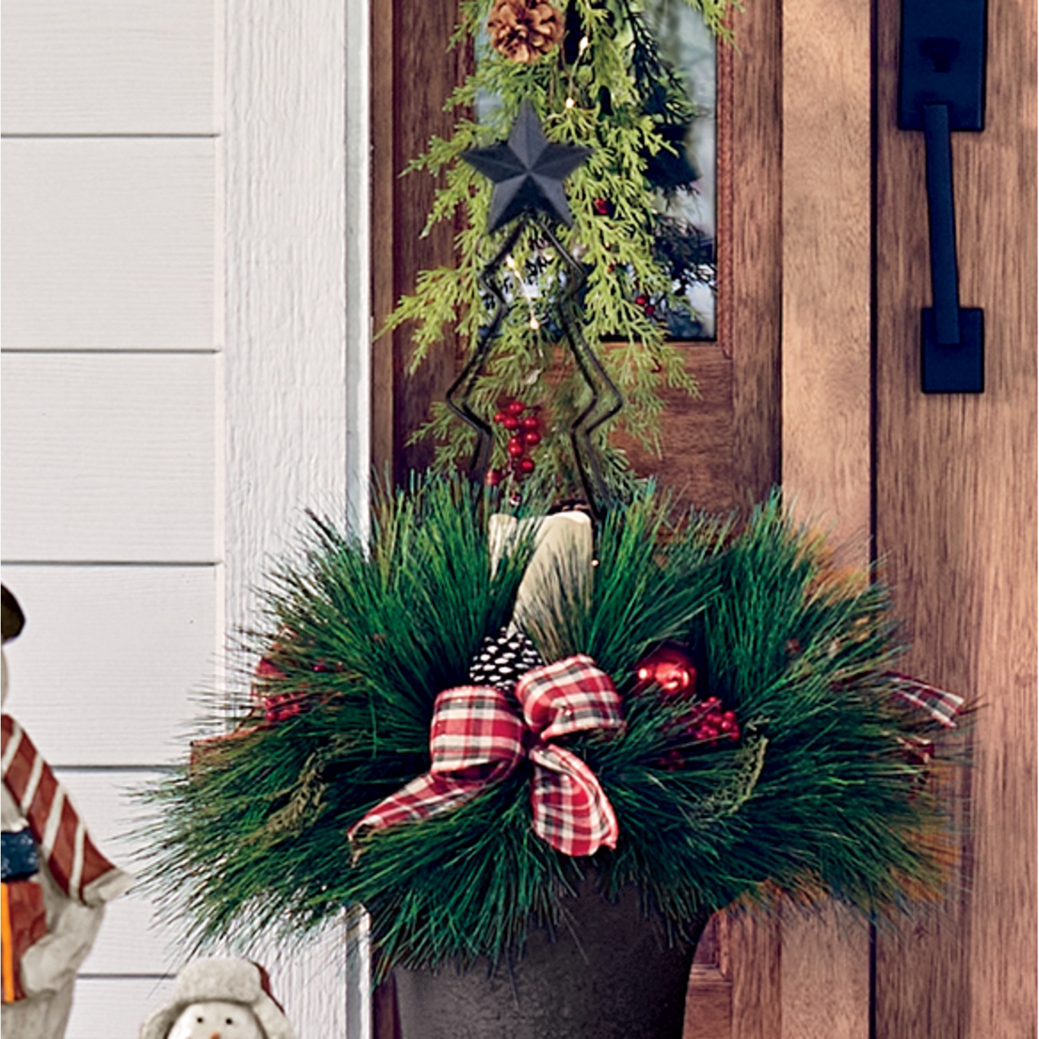 Christmas Tree Urn Planter & Urn Filler Montgomery Ward