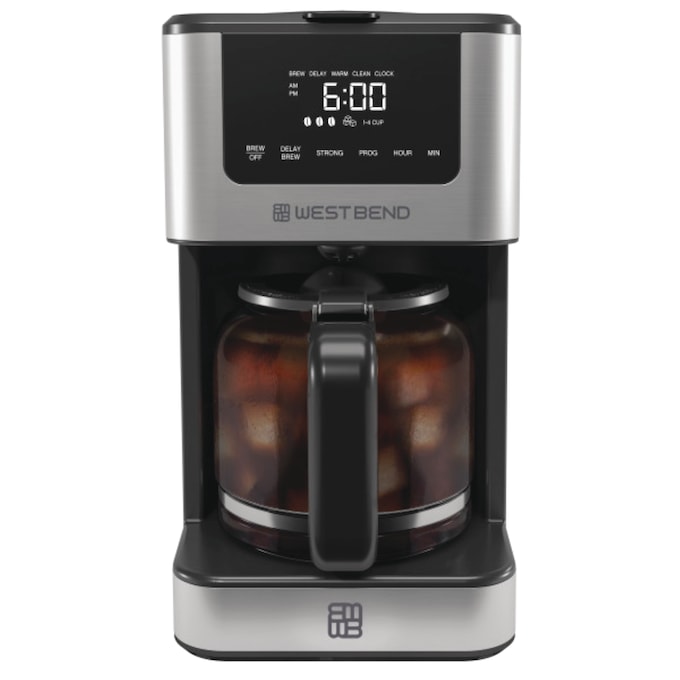 West Bend 12-Cup Touchscreen Coffee Maker, , large