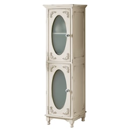 Vintage-Style Tesorino Tall Towel Cabinet, , large