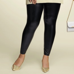 Jennifer Faux-Leather Legging, , large