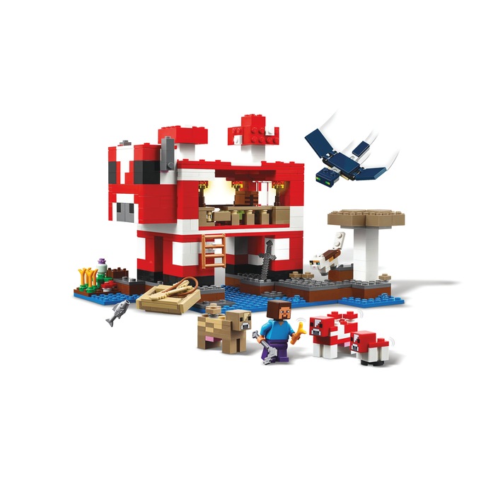 LEGO Minecraft Mooshroom House, , large