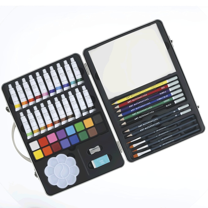 Art Alternatives 62-Piece Watercolor Art Set, , large