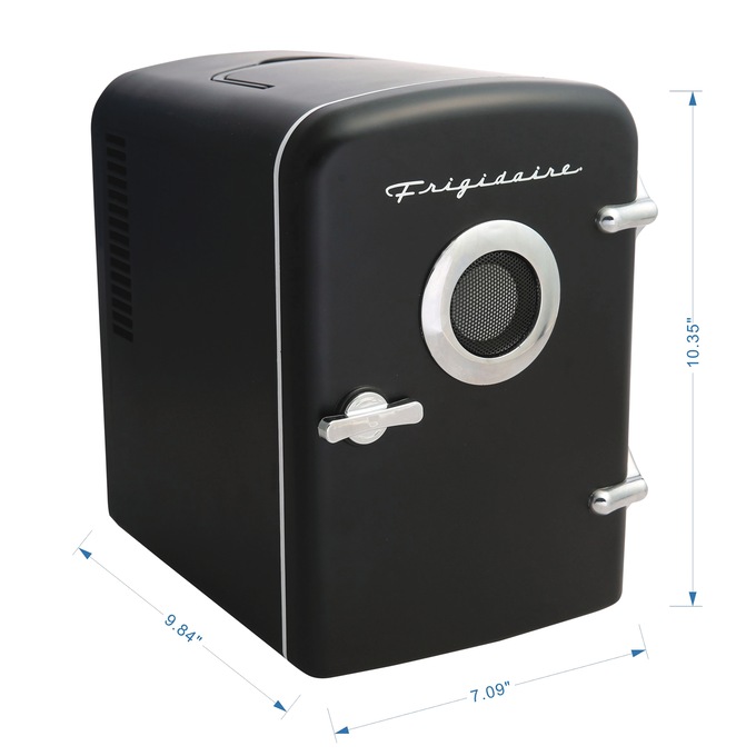 Personalized Frigidaire 6-Can Mini Fridge with Wireless Speaker, , large