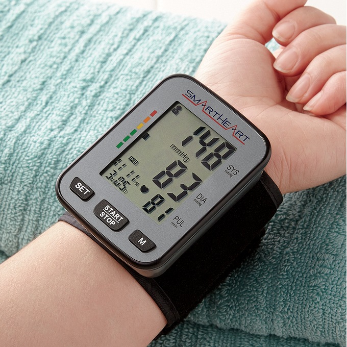 Smartheart Premium Talking Blood Pressure Wrist Monitor, , large