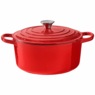Enameled Cast Iron Cookware 5-Qt. Casserole with Lid, , large