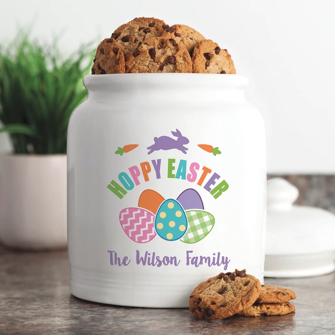 Personalized Spring Treat Jar, , large