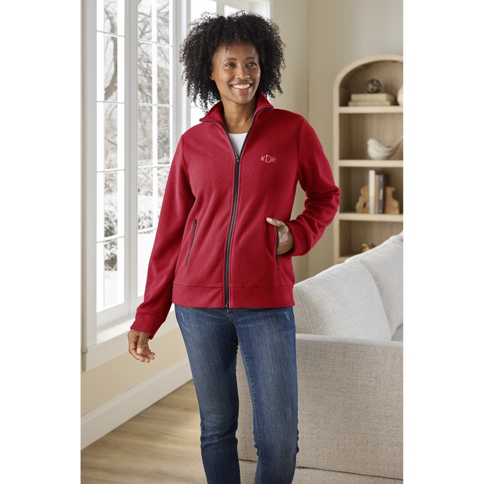 Personalized Women's Fleece Jacket, , large