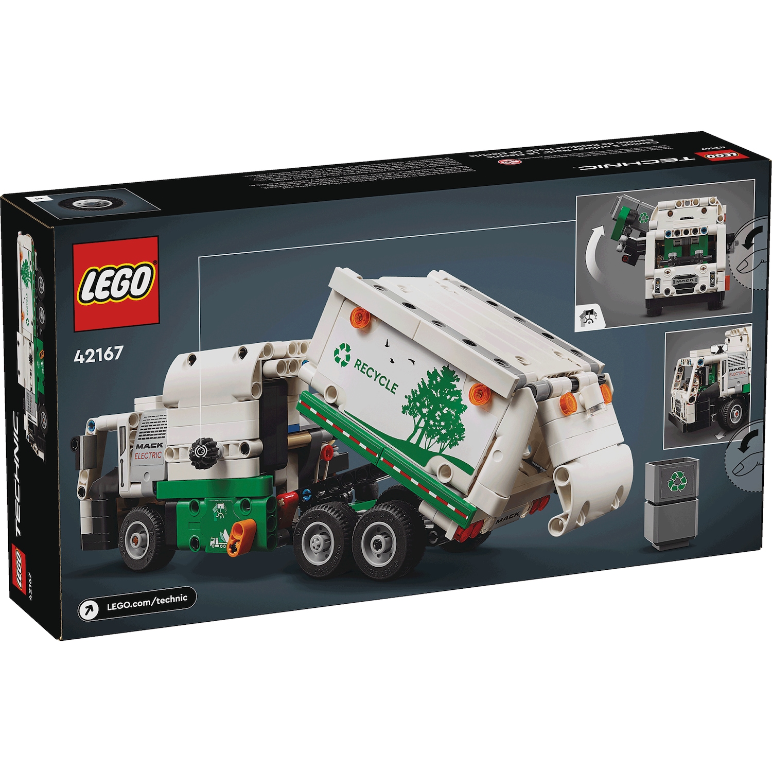 LEGO Technic Mack LR Electric Garbage Truck Montgomery Ward lego-technic-mack-lr-electric-garbage-truck-montgomery-ward