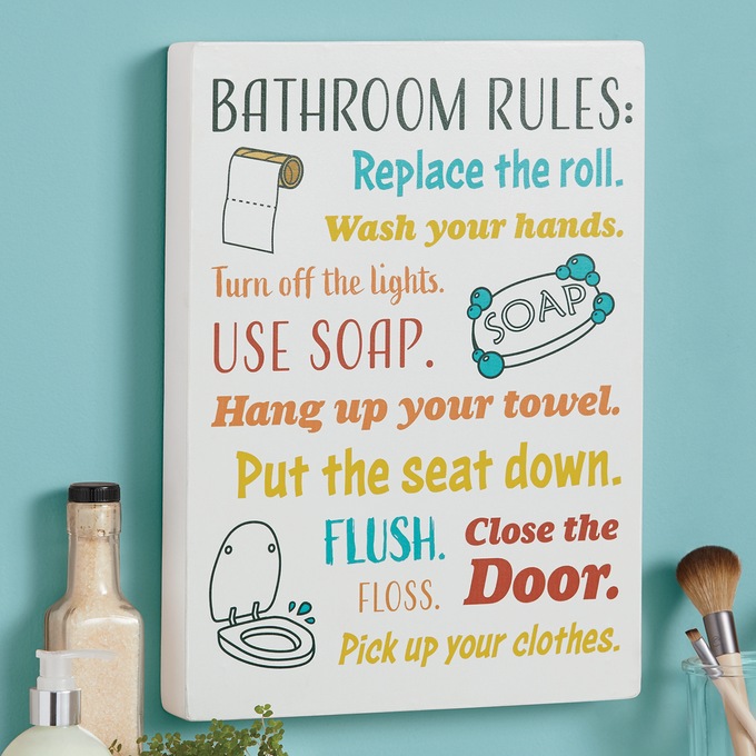 Bathroom Rules Wall Art Montgomery Ward - Bathroom Rules Wall Art Bathroom Rules Wall Art Montgomery Ward - Bathroom Rules Wall Art