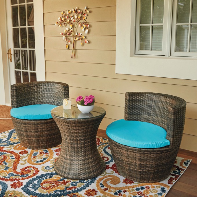 3-Piece Outdoor Dining Set, , large