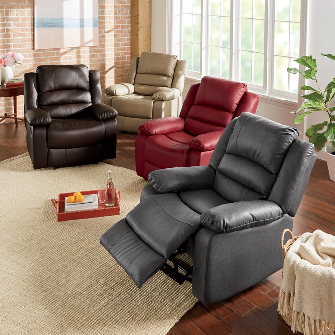 Overstuffed Recliner, , large