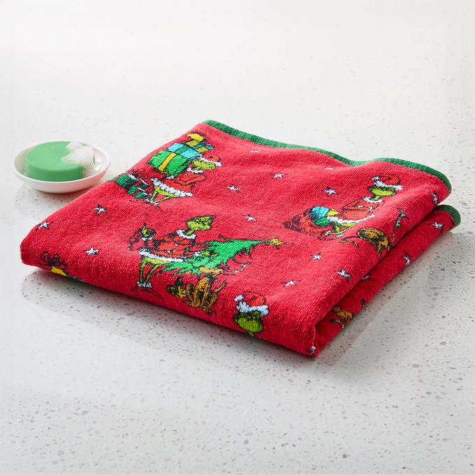 Grinch 2-Pack Hand Towel Set, , large