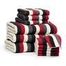 Serene Cotton Terry Bath Towel Set, 12 Pieces, , large