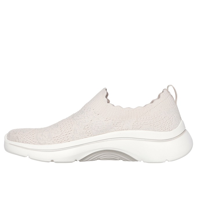 Skechers Women's GO WALK Arch Fit Rosa Linda Slip-On, Natural, large