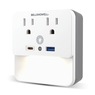 Bell+Howell Light Surge Protector, White, large