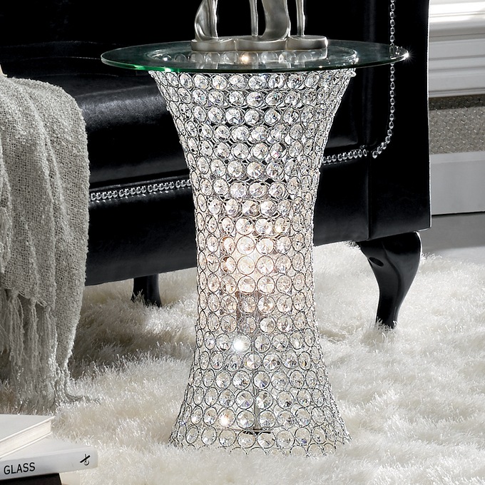 Crystal Lit Table, , large
