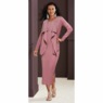 Pearl-Embellished Knit Jacket Dress, , large