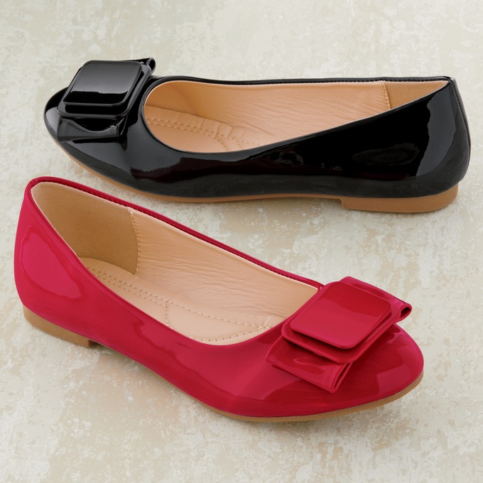 Classique Patent Bow Flat, , large