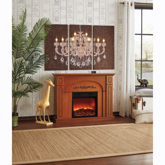 Archibald Electric Fireplace, , large