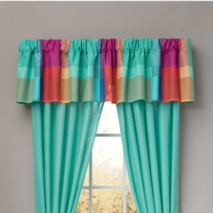 Cordoba Plaid Valance, , large