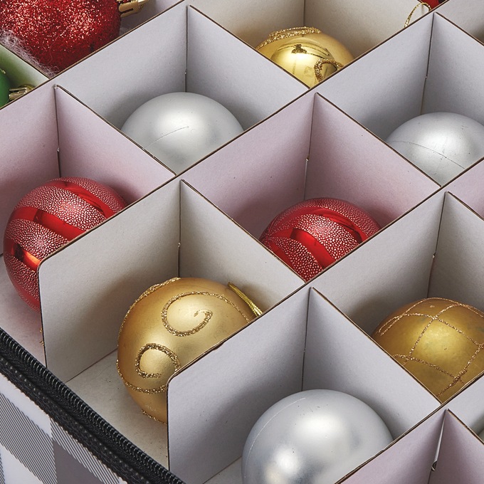 Simplify 112-Ct. Ornament Storage Organizer, Assorted, large