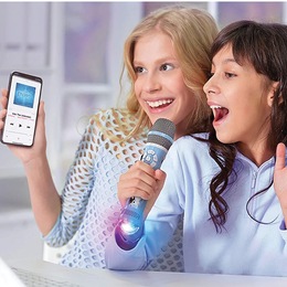 Karaoke Microphone with Light Show, , large