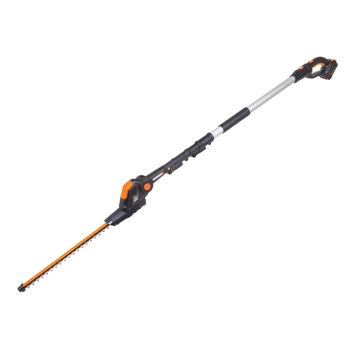 Worx 20V Power Share Cordless 20" 2-in-1 Hedge Trimmer, Black, large