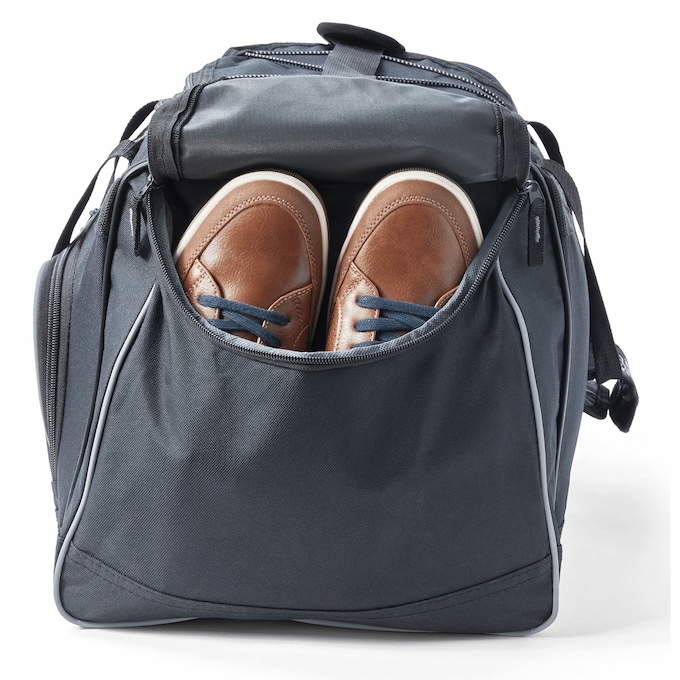Personalized Duffel Bag with Shoe Pocket and Lockable Zips, , large