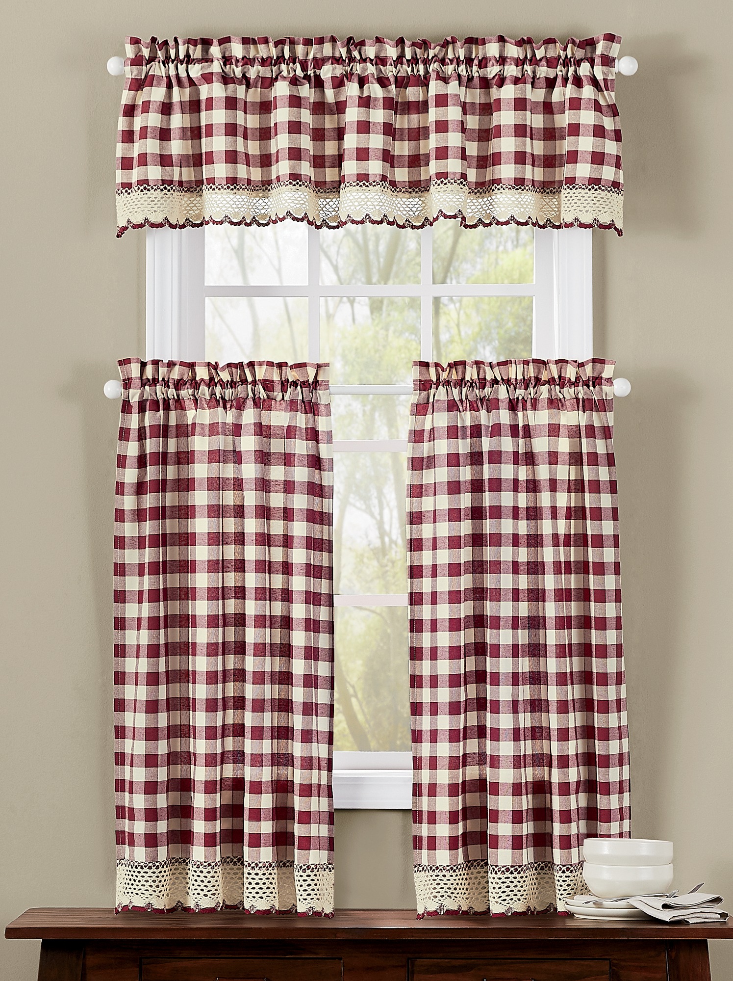 drapes and valances window treatments