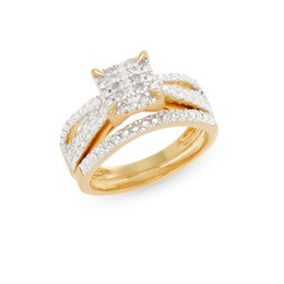 Square Cluster Tri-Bridal Set, , large