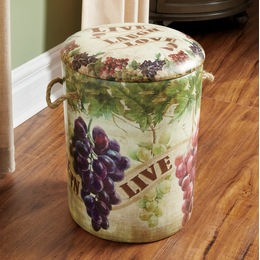 Vineyard Storage Stool, , large