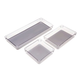 Simplify 3-Pack Multipurpose Drawer Organizers, , large