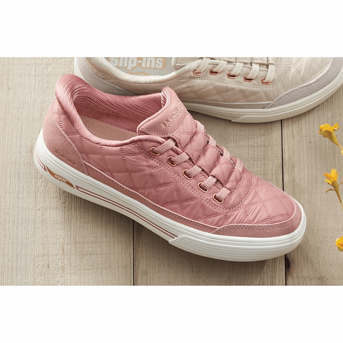 Skechers Women's Slip-Ins Arch Fit Arcade Cuddle Steps Shoe, , large