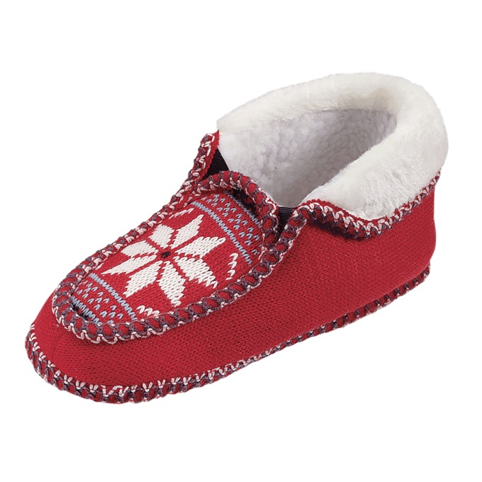 Nordic Knit Slipper, , large