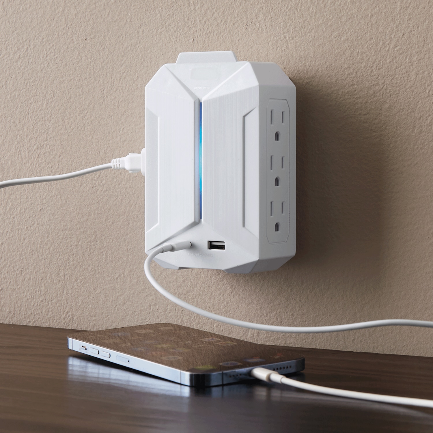 Emerson Wall Charger with Surge Protection Montgomery Ward