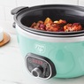 Green Life Slow Cooker Healthy Duo 6-Quart Slow Cooker, Turquoise, large