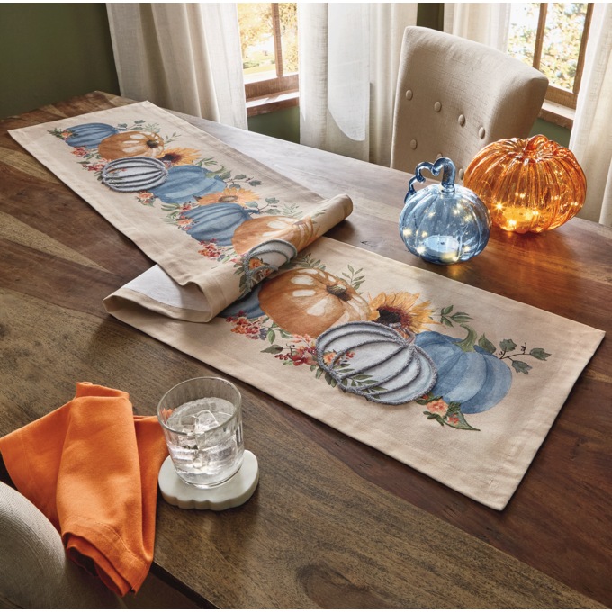 Autumn Table Runner, Multi, large