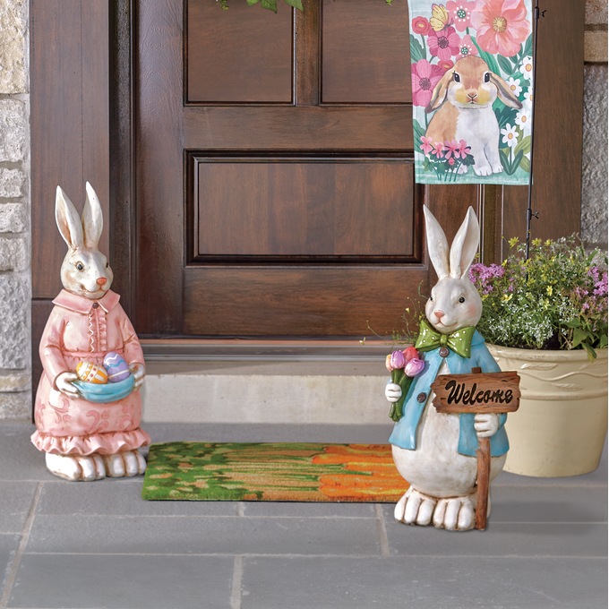Carrot Bunch Coir Mat - 20" X 30", , large