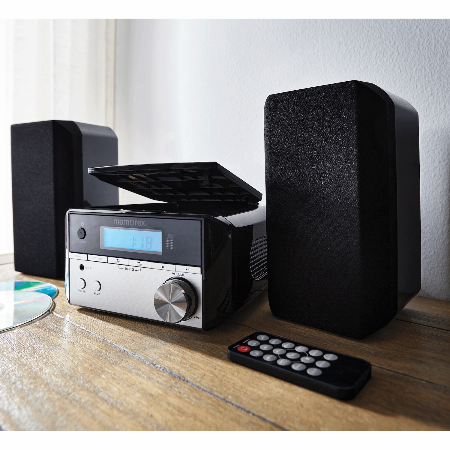 Memorex CD Micro Music System with Radio & Bluetooth | Montgomery Ward