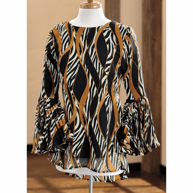 Lindy Animal Print Tunic, , large