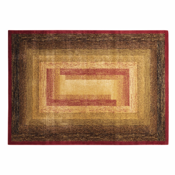 Frames Rug, Red, large