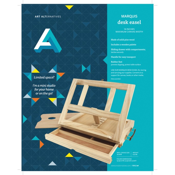 Art Alternatives Marquis Desk Easel, , large