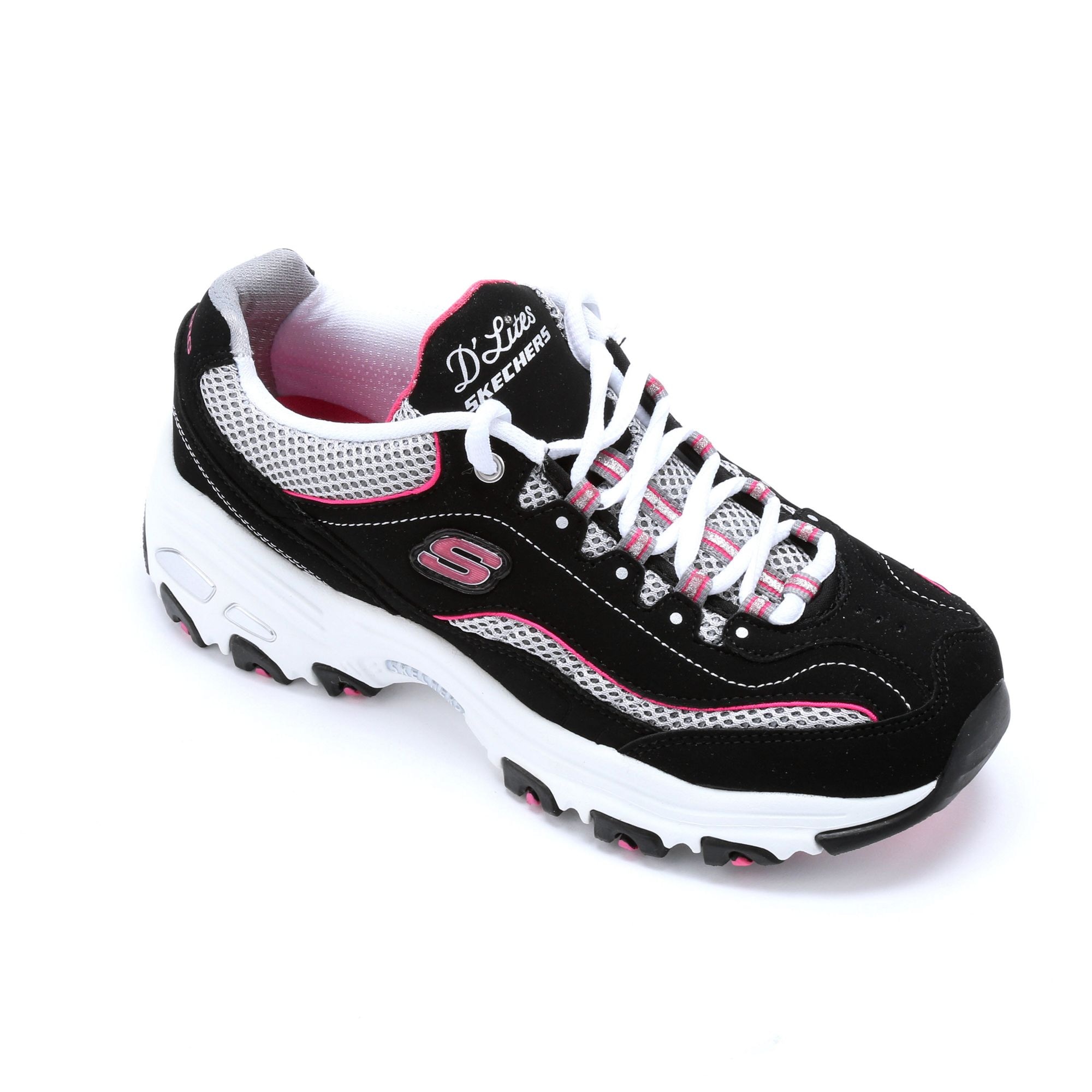 womens black skechers shoes