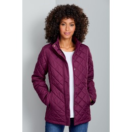 Quilted Jacket, Raspberry, large