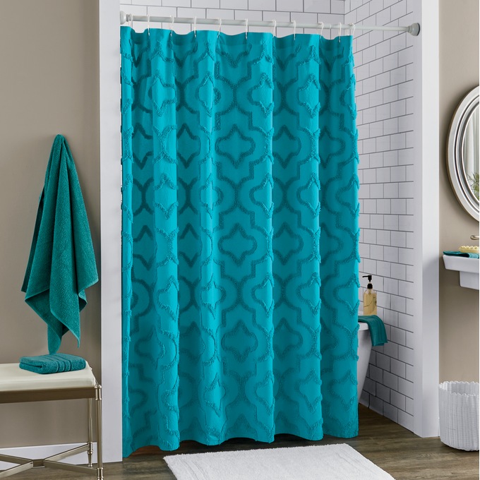 Color Connection Chenille Shower Curtain Montgomery Ward