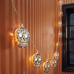 Sugar Skull Light String, , large