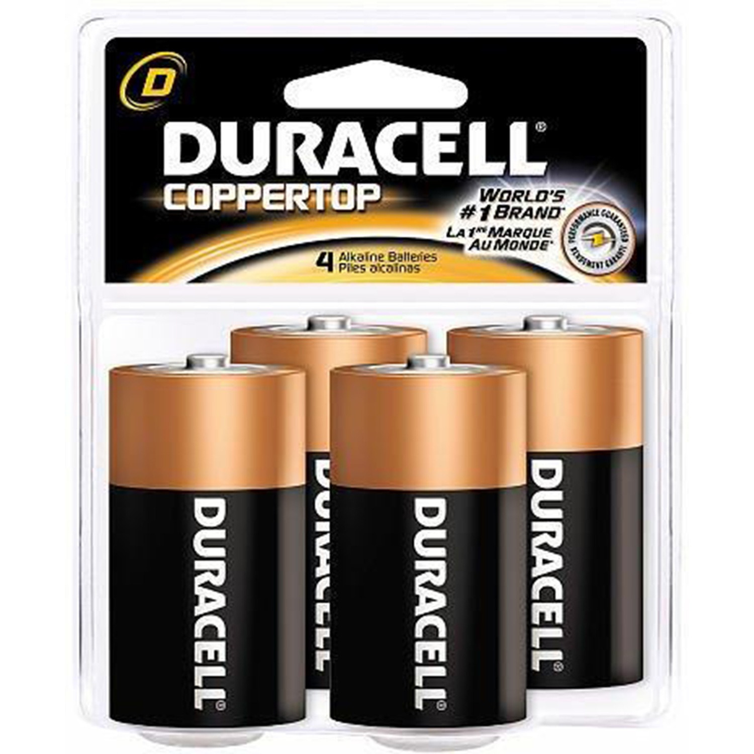 Duracell 4Pack of D Batteries Montgomery Ward