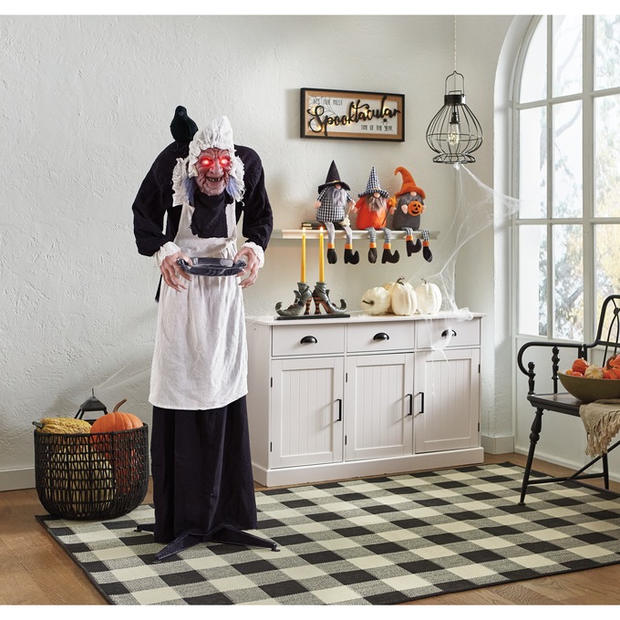 Agnes the Maid Animated Halloween Prop, , large