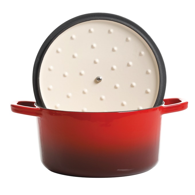 Crock Pot Artisan 3-qt. Enameled Cast Iron Dutch Oven with Lid, , large